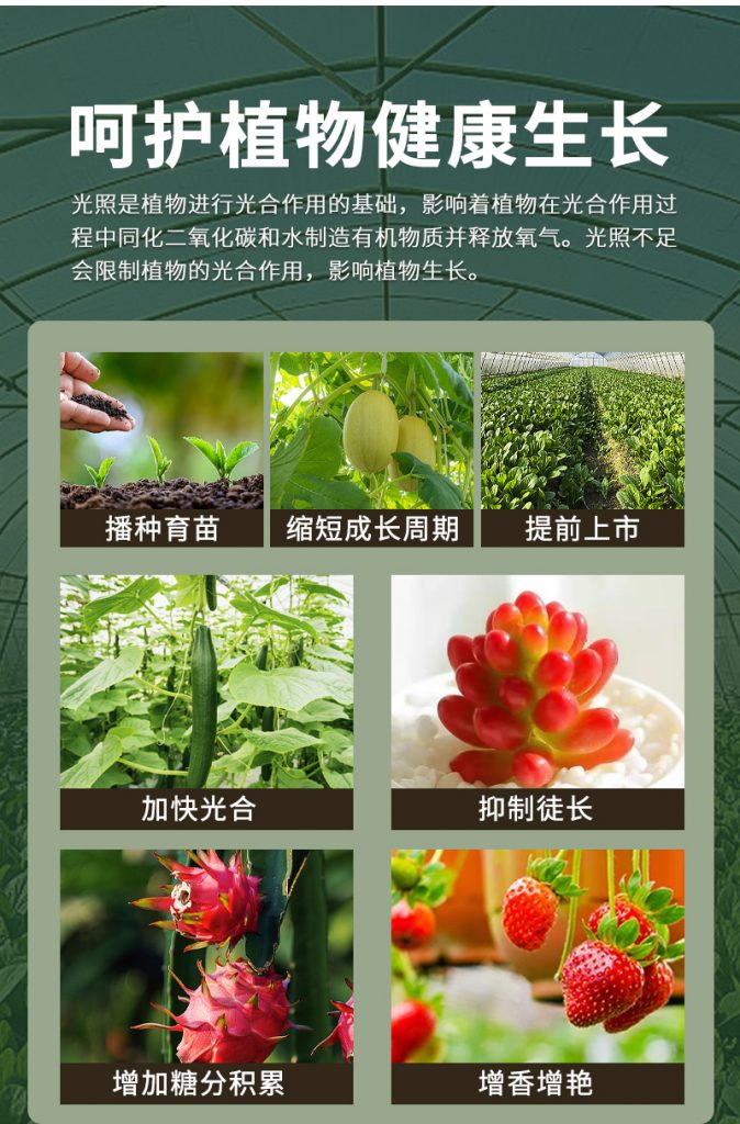 E27草莓植物生长灯育苗灯蝶碟形型灯全光谱大棚药材石斛蓝莓补光插图1